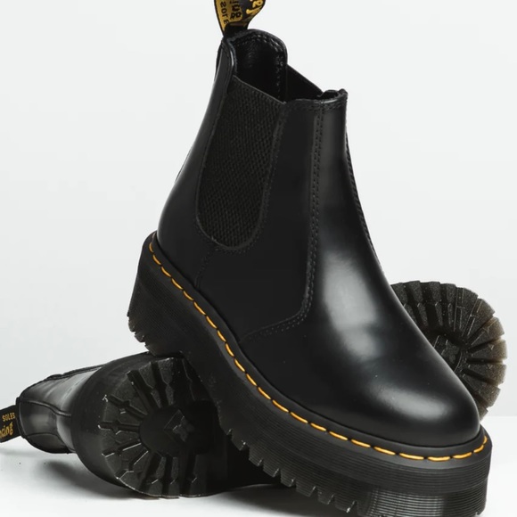 Brand New Platform Doc Martens 2976 Quad Boots - Picture 3 of 7